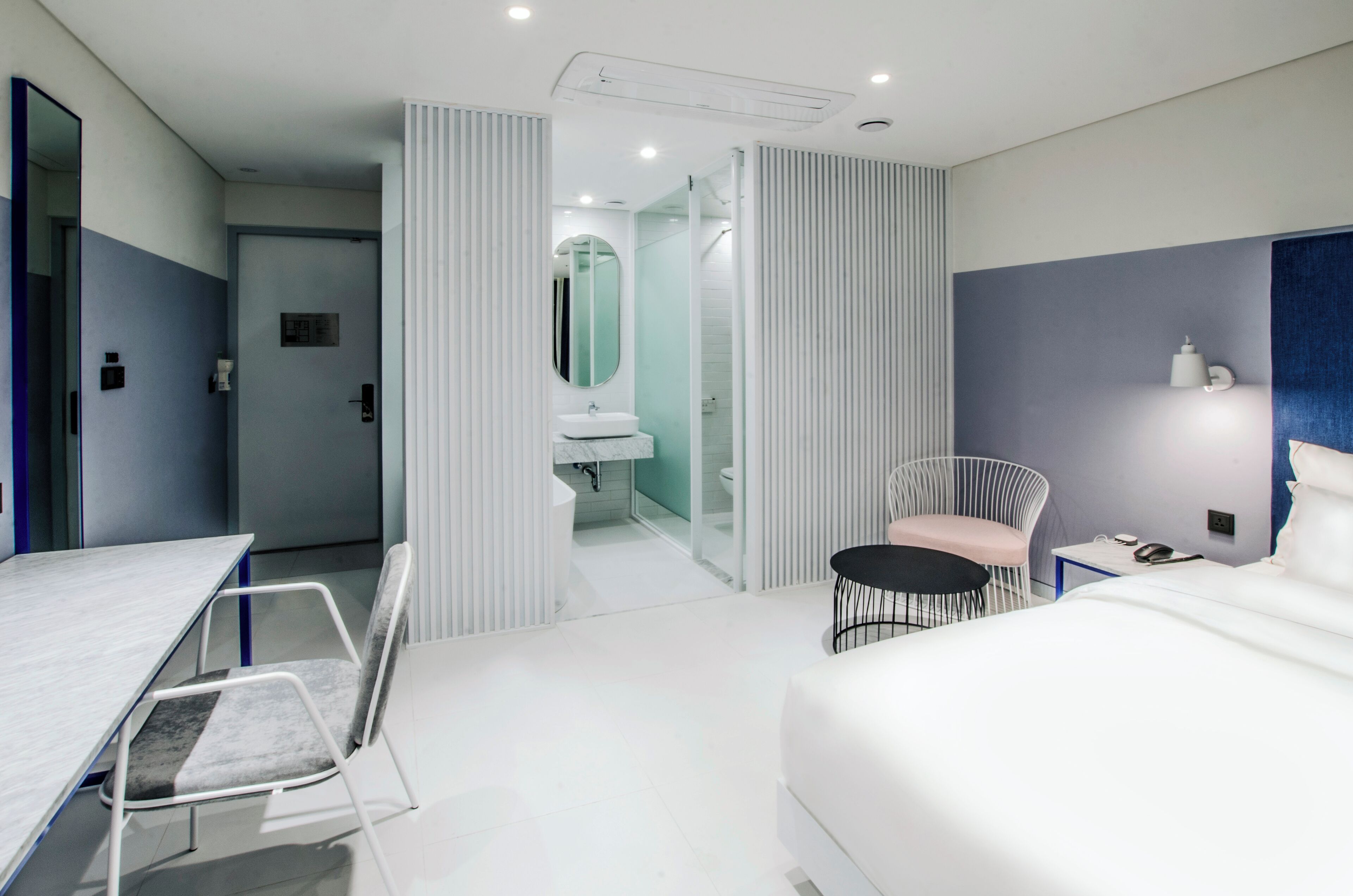 free minibar, desk, laptop workspace, blackout curtains