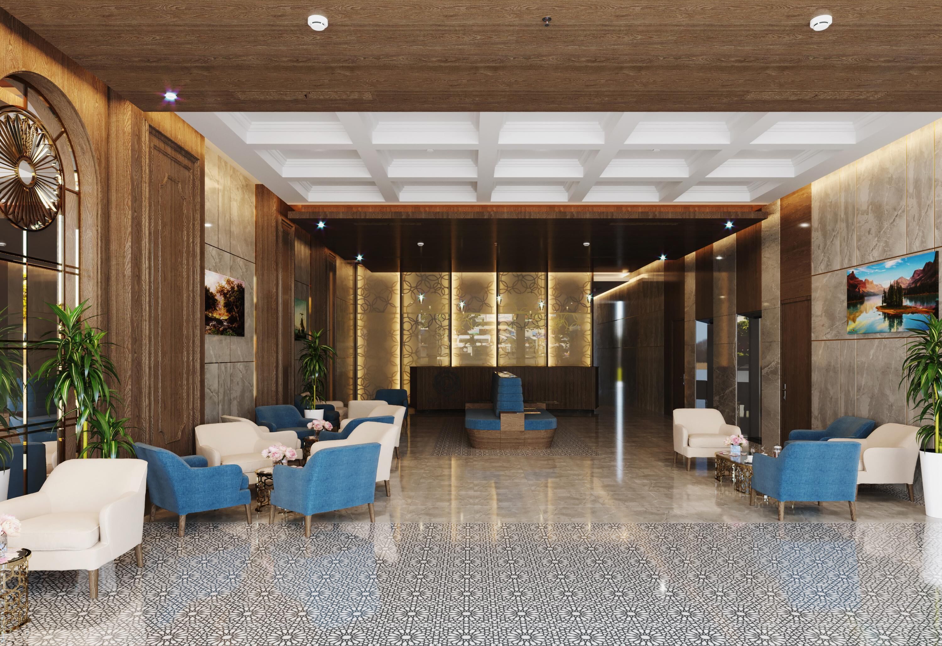 Sala de estar en el lobby