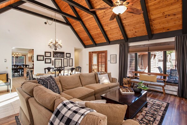 Fernseher, Kamin, Videospiele, Videothek