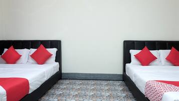 Suite Keluarga | Setrika/meja setrika, Wi-Fi gratis, dan seprai linen