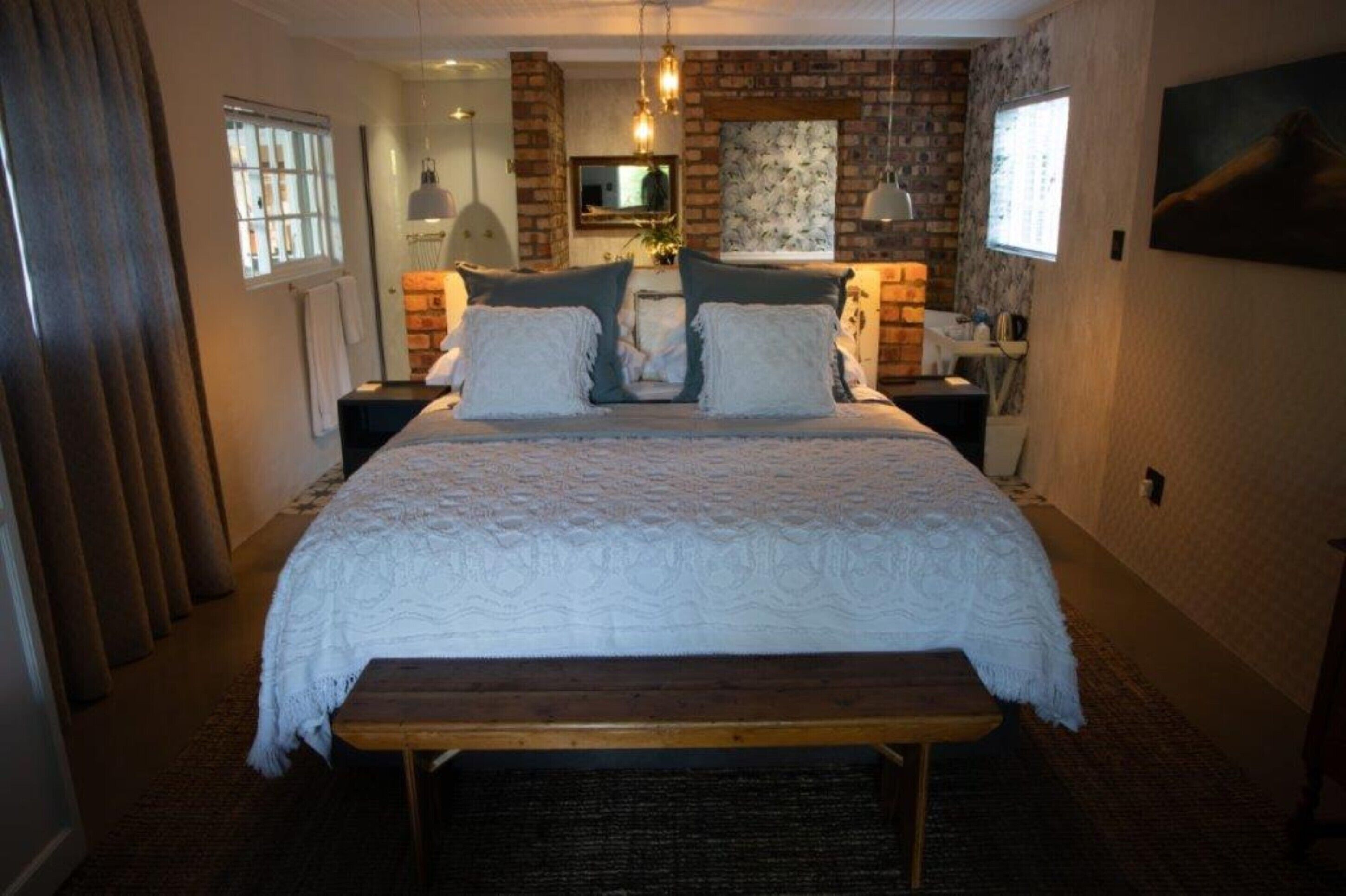 Phòng Superior | Bộ trải giường bằng vải cotton Ai Cập, bộ đồ giường cao cấp 