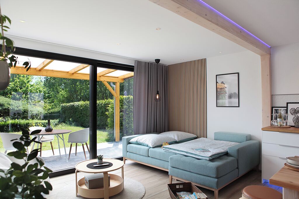 智能電視、壁爐、書籍