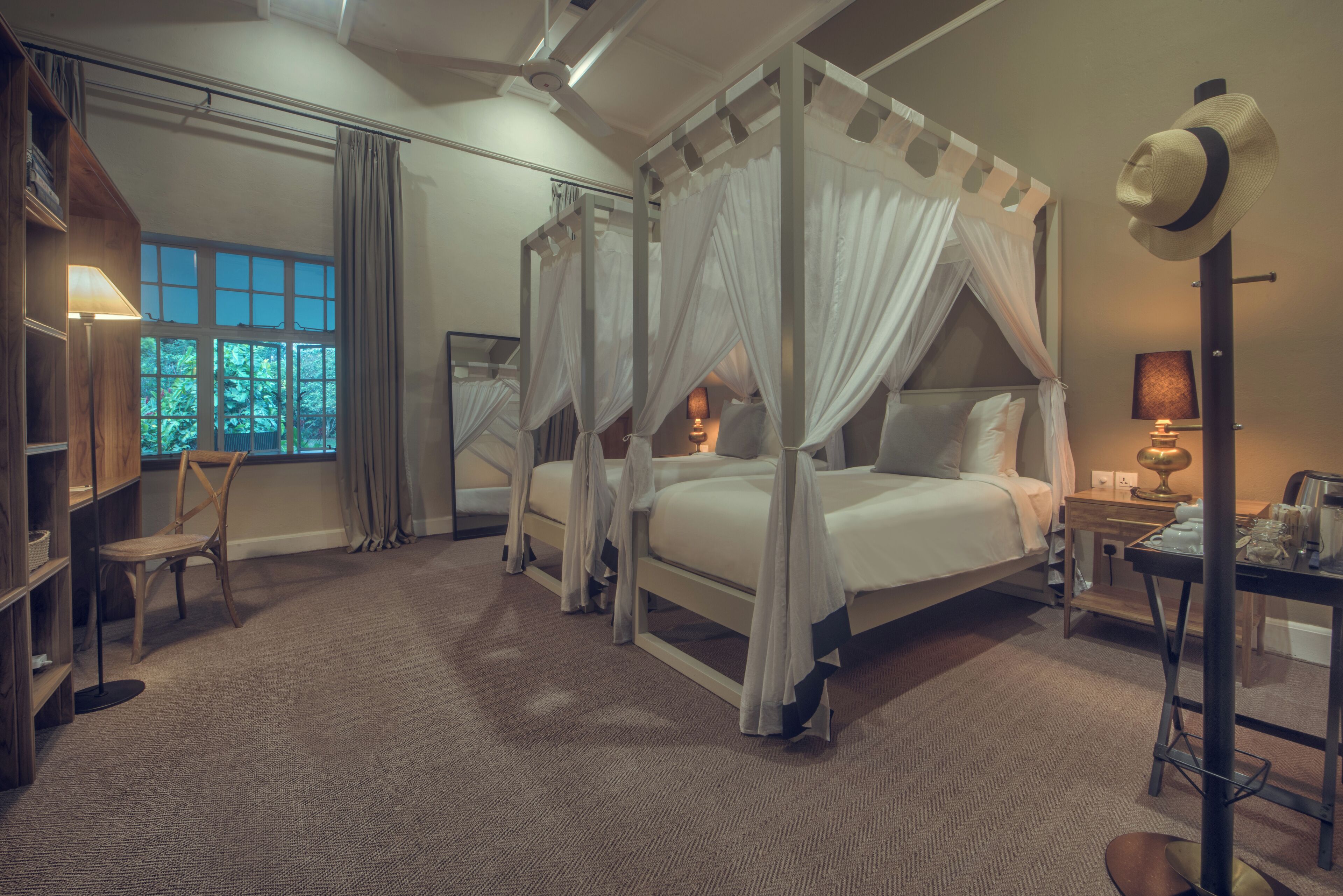 Premium bedding, in-room safe, individually decorated