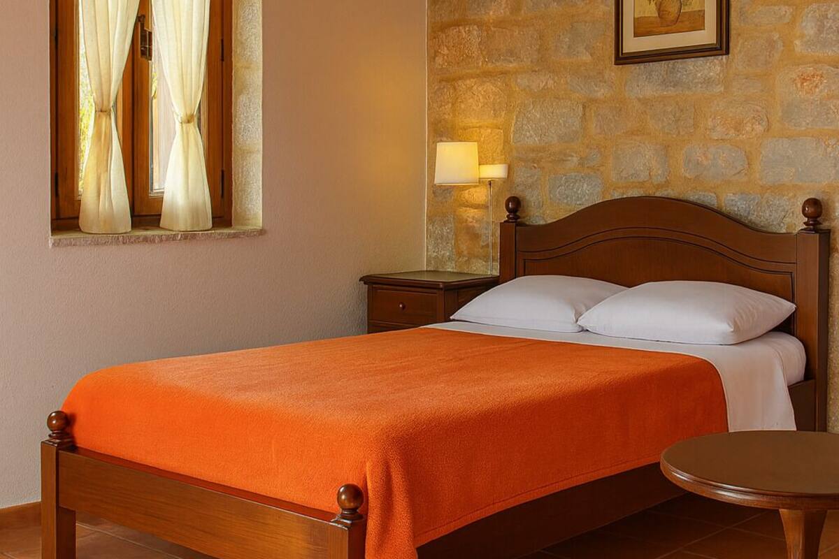 Individually decorated, individually furnished, desk, laptop workspace