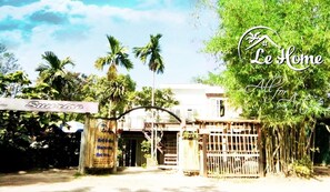 Façade de l’hébergement