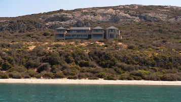 Plage privée, sable blanc