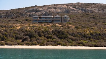 Private beach, white sand