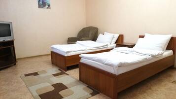 Apartment, 2 Schlafzimmer | 2 Schlafzimmer, Verdunkelungsvorhänge, Bügeleisen/Bügelbrett