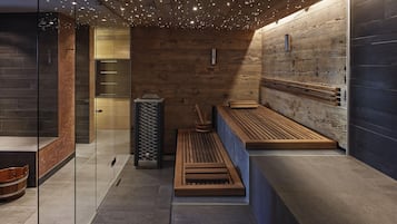 Hot tub, steam room
