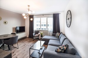 City Apartment, 2 Bedrooms | Living area | Smart TV - Apartment S30 (Reykjavik)