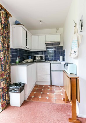 Apartment (0 Bedroom) | Private kitchen | Fridge, microwave, oven, electric kettle - Cosy & Bright Studio With Garden Viewfree Parking (Cambridge)