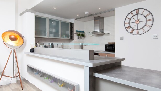 Private kitchen - Modern Gem in Georgian Listed Building of City (Edinburgh)