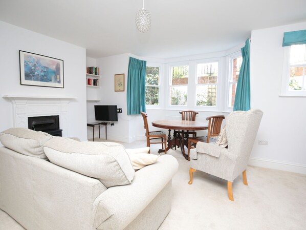 TV, fireplace, DVD player