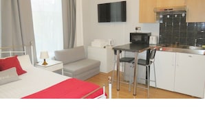 1 bedroom, iron/ironing board, bed sheets - Quiet and Convenient Studio for 2 in London (London)