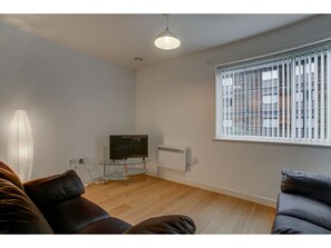 Apartment (1 Bedroom) | Living room | TV - Lovely and Comfy Flat in Quays/mediacityuk (Salford)