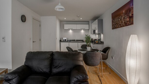 Apartment (1 Bedroom) | Living room - Lovely and Comfy Flat in Quays/mediacityuk (Salford)