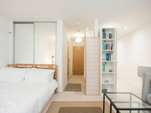 Lejlighed (0 Bedroom) | Strygejern/strygebræt, gratis Wi-Fi, sengetøj