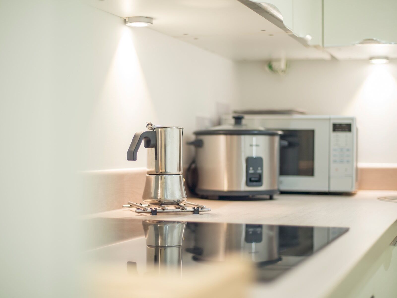 Apartment (0 Bedroom) | Private kitchen | Oven, stovetop, cookware/dishes/utensils