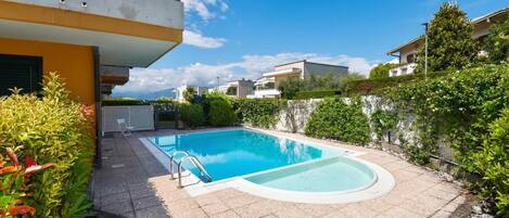 Family Apartment, 1 Bedroom, Terrace (Casa Emma with Pool) | Pool | Seasonal outdoor pool, sun loungers
