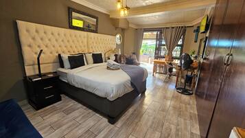 Premium bedding, individually decorated, individually furnished, desk