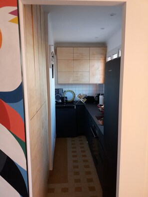 Private kitchen - T2 Terrace with superb view of Lyon Center (Lyon)