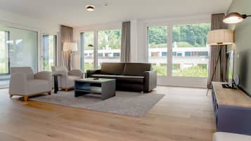 Appartement, 3 chambres | Coin séjour