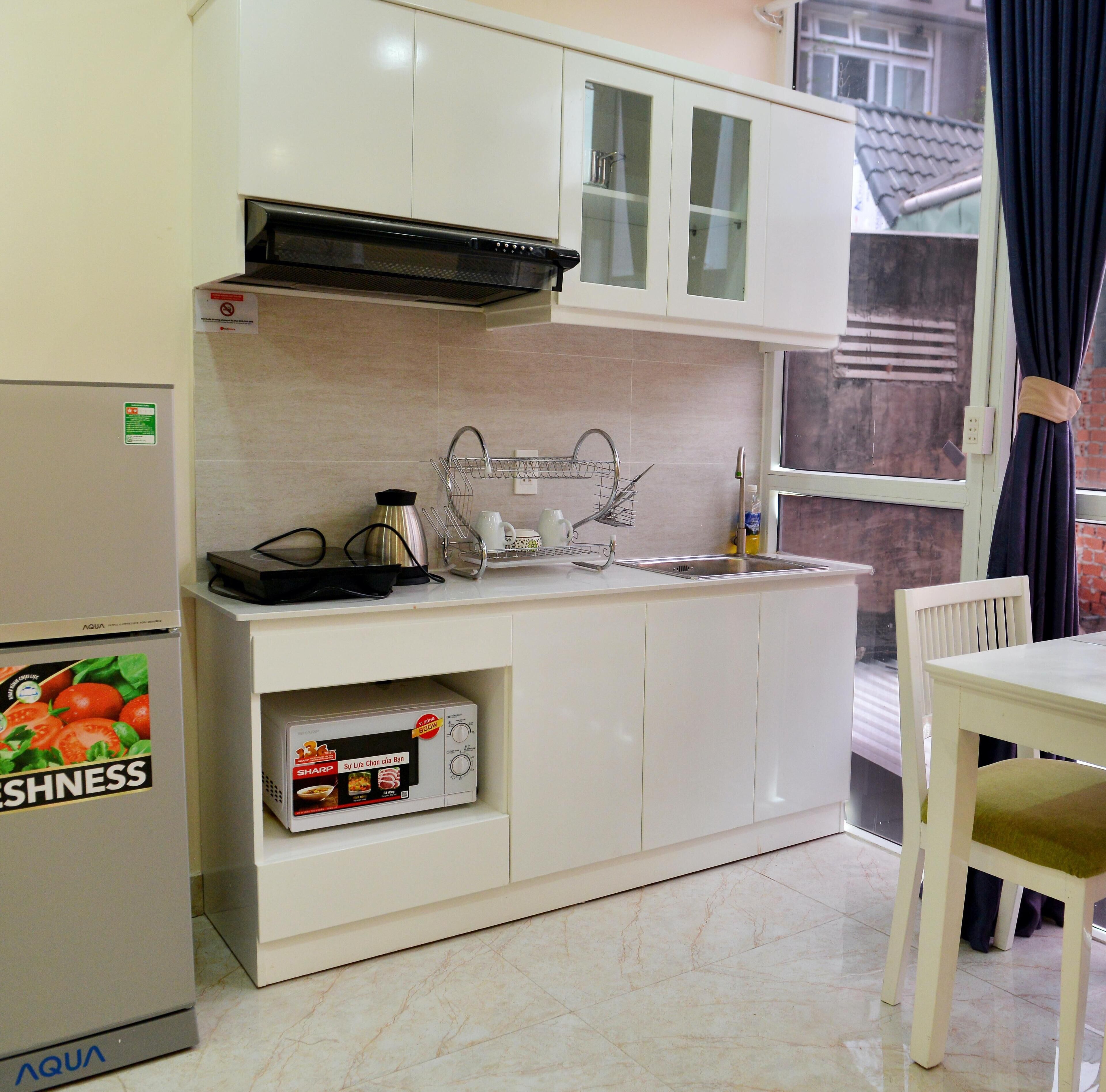 Superior Double Room | Private kitchen | Mini-fridge