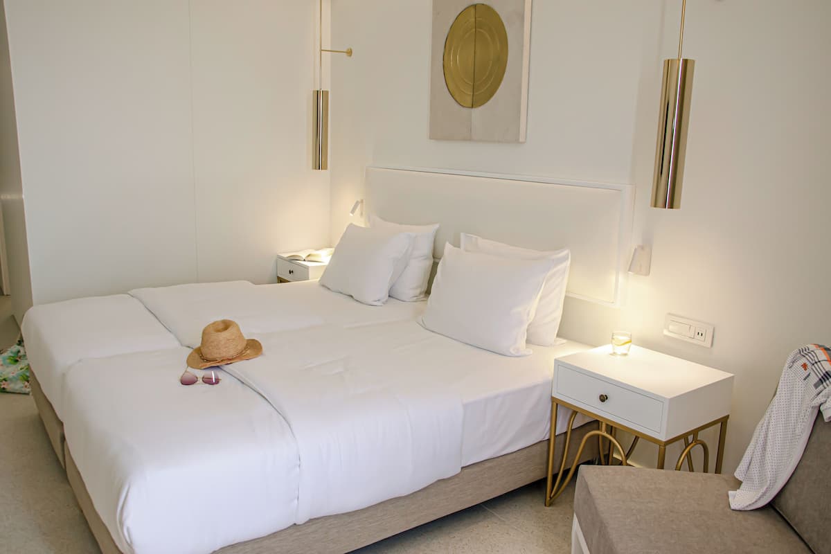 1 slaapkamer, hypoallergeen beddengoed, een kluis op de kamer