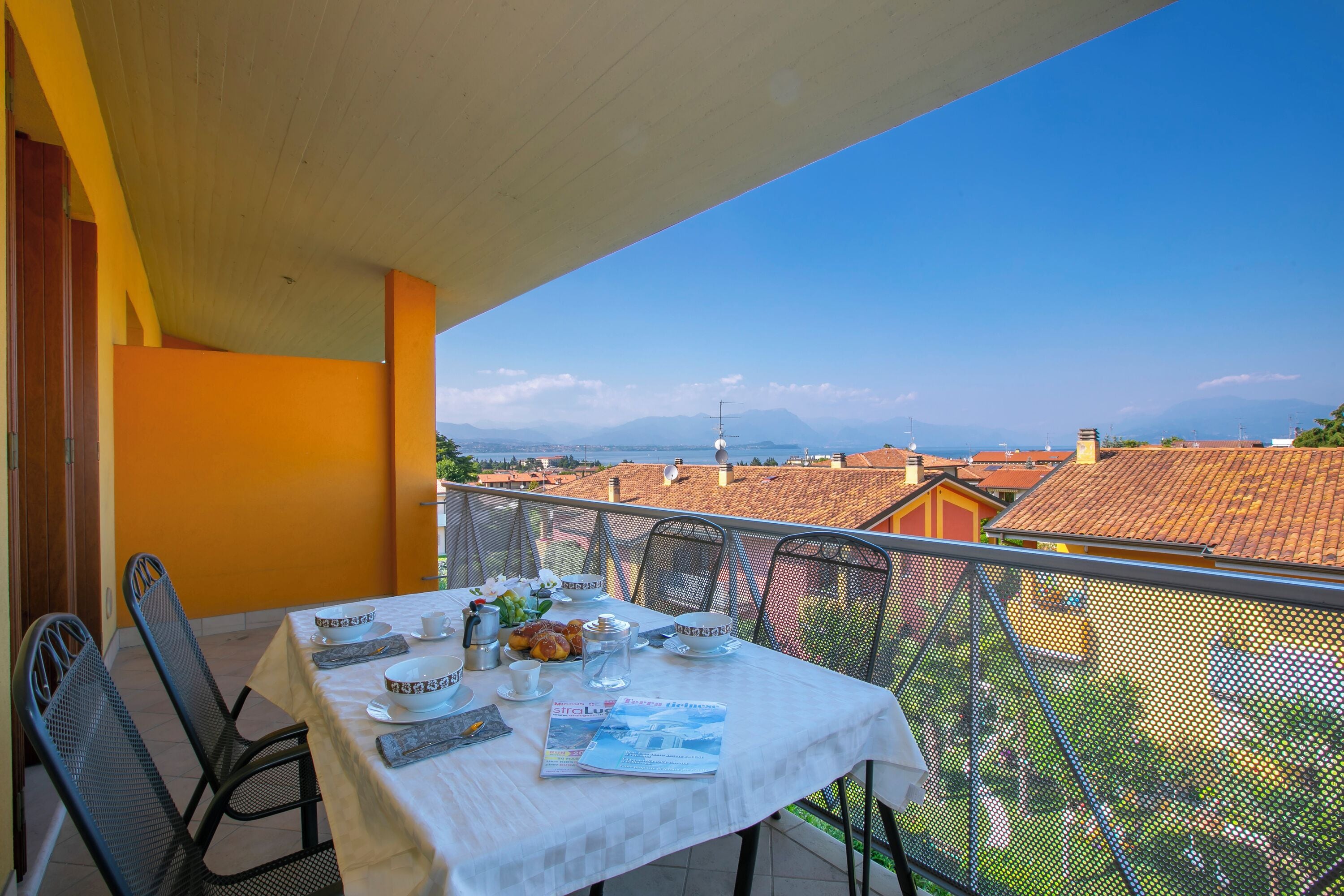 Căn hộ dành cho gia đình, nhiều phòng ngủ (Appartamento Vista Lago) | Khu ẩm thực ngoài trời