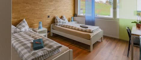 Twin Room | Individually decorated, individually furnished, desk, laptop workspace