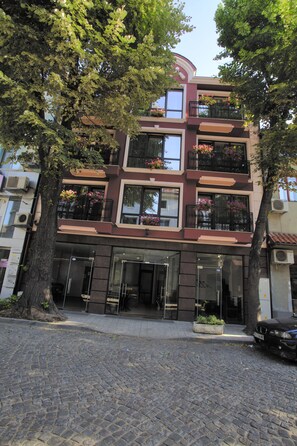 Fassade der Unterkunft