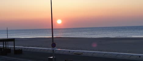 Uitzicht op strand/zee