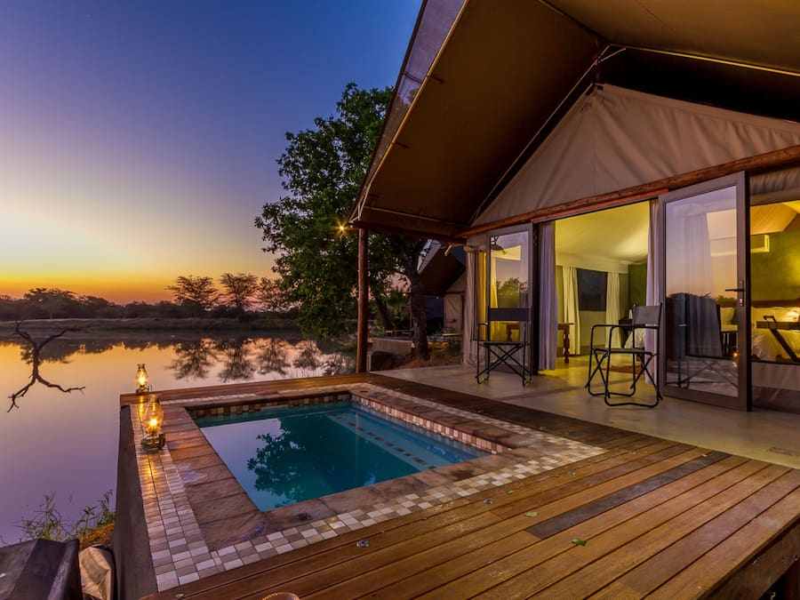 Luxe tent | Privéspabad