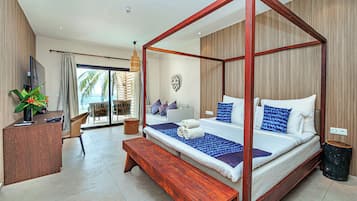 Premium Room, Ocean View | Egyptian cotton sheets, premium bedding, minibar, in-room safe