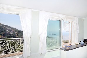 Villa, 3 Schlafzimmer, Terrasse, Meerblick | Ausblick vom Zimmer