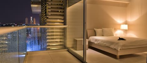 1 chambre, literie de qualité, décor unique, ameublement unique