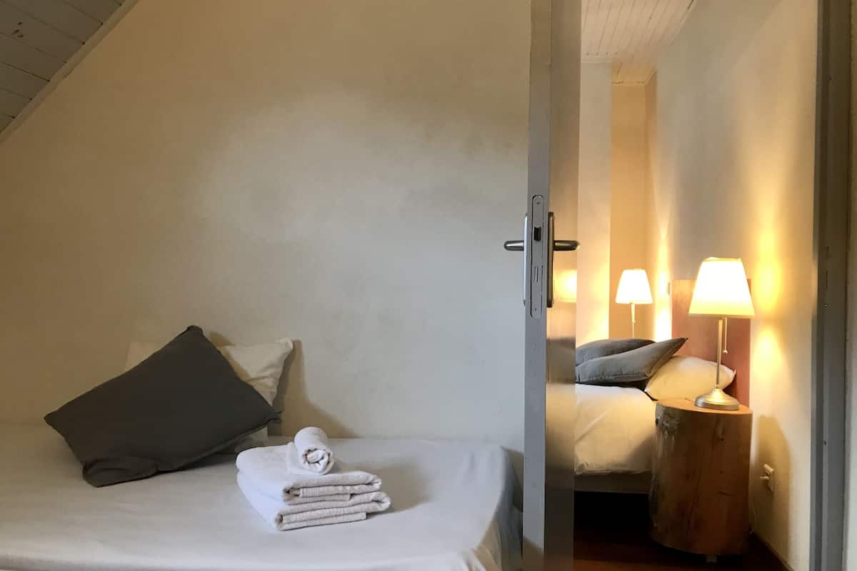 blackout curtains, iron/ironing board, free rollaway beds, bed sheets