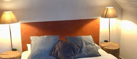 Blackout curtains, iron/ironing board, free rollaway beds, bed sheets