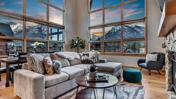 TV connectée, cheminée