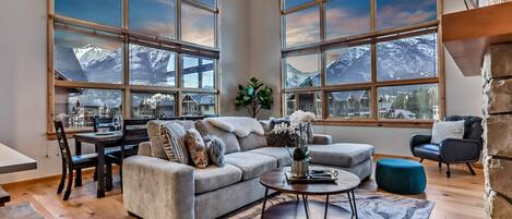 TV connectée, cheminée