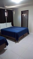 Blackout drapes, iron/ironing board, free WiFi, bed sheets