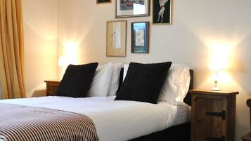 Premium bedding, individually decorated, individually furnished