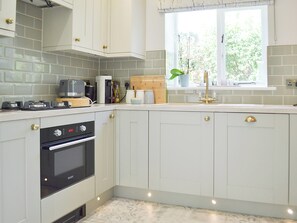 Dishwasher, highchair, cookware/dishes/utensils