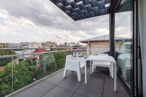 Loft urbano, sacada | Vista da sacada