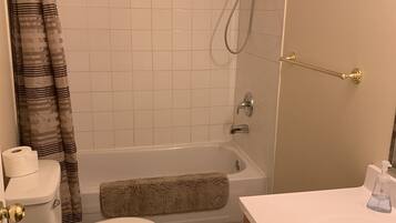 Combined shower/bathtub