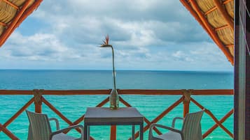 Panoramic Room, 1 King Bed, Sea View | Terrace/patio