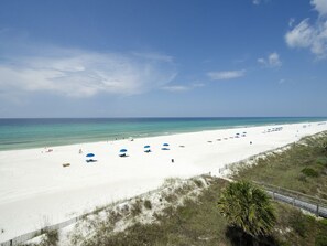 Beach nearby, sun-loungers
