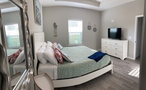 3 bedrooms, iron/ironing board, travel cot, free WiFi