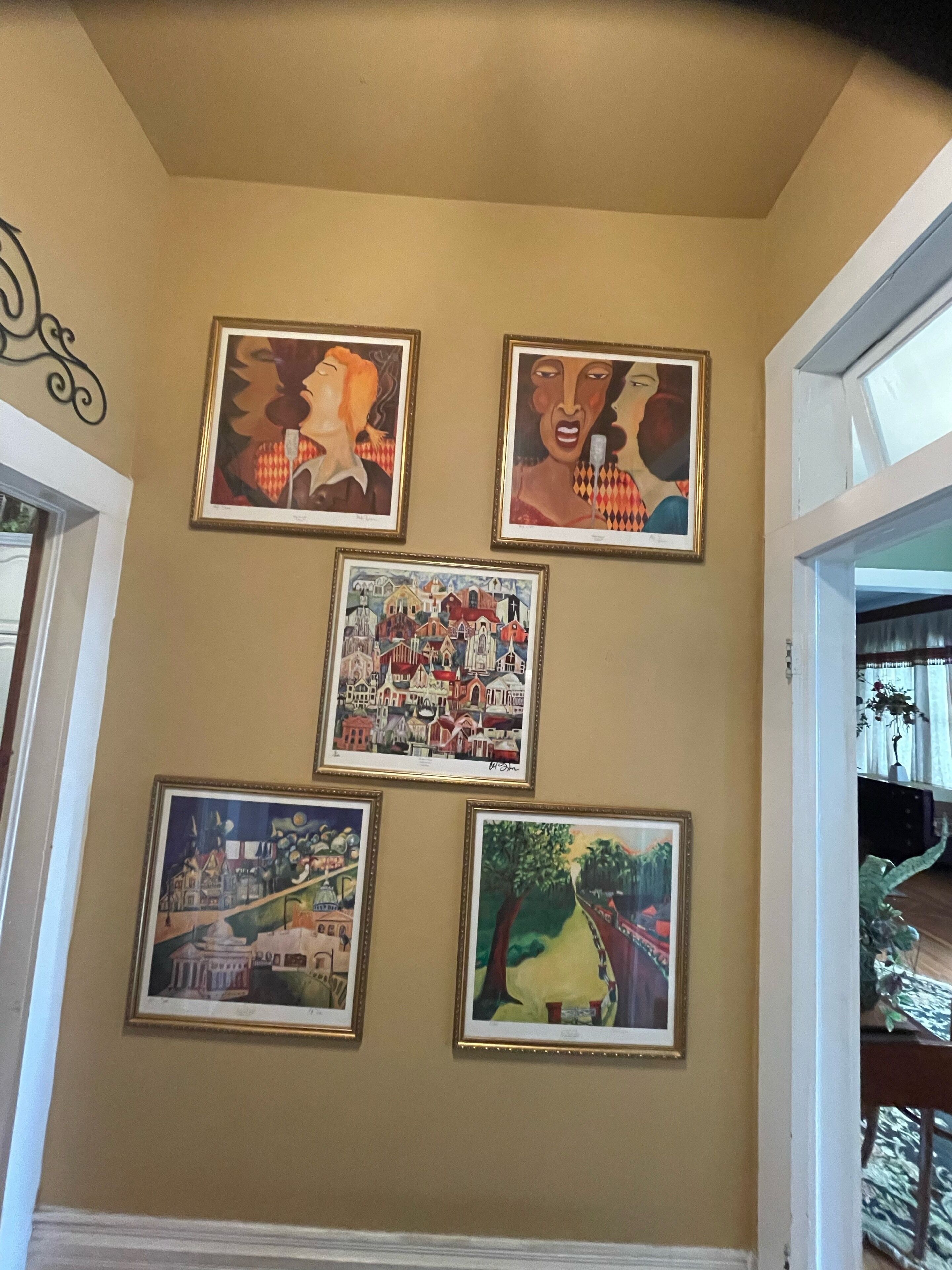 My collection of Local Artist C Delle Bates.