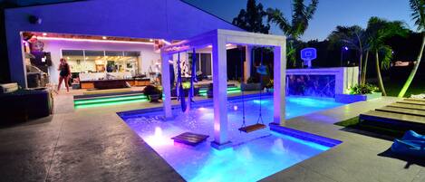 室外游泳池,恒温泳池